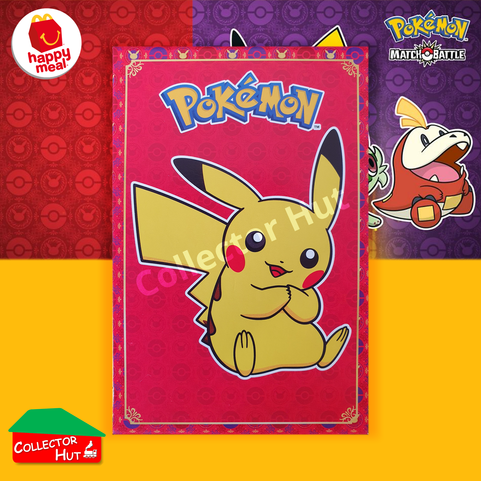 McDonald's Happy Meal 2023 Pokémon Match Battle SINGLE Trading Cards You Choose