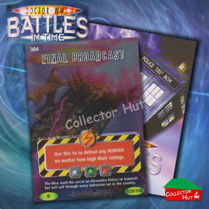 DOCTOR WHO Battles in Time #276-375 ANNIHILATOR RARE & COMMON Cards YOU CHOOSE