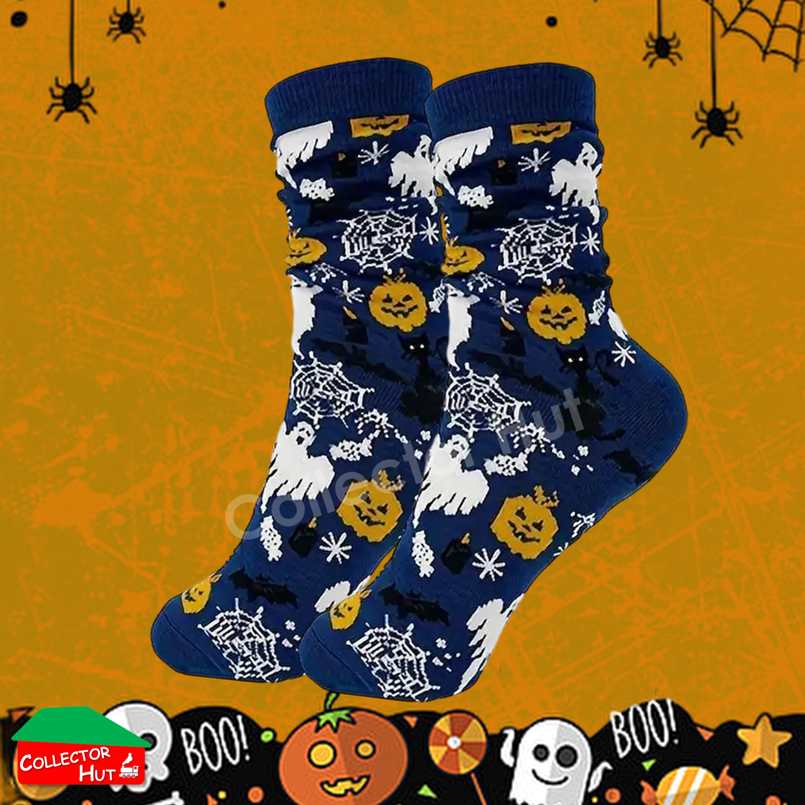 Happy Crew Socks Novelty HALLOWEEN Cotton Blend Anti-Odor Unisex CUSTOM Gift Set