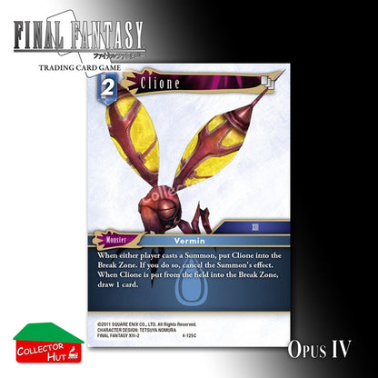 Final Fantasy Trading Card Game OPUS IV 4 Singles You Choose