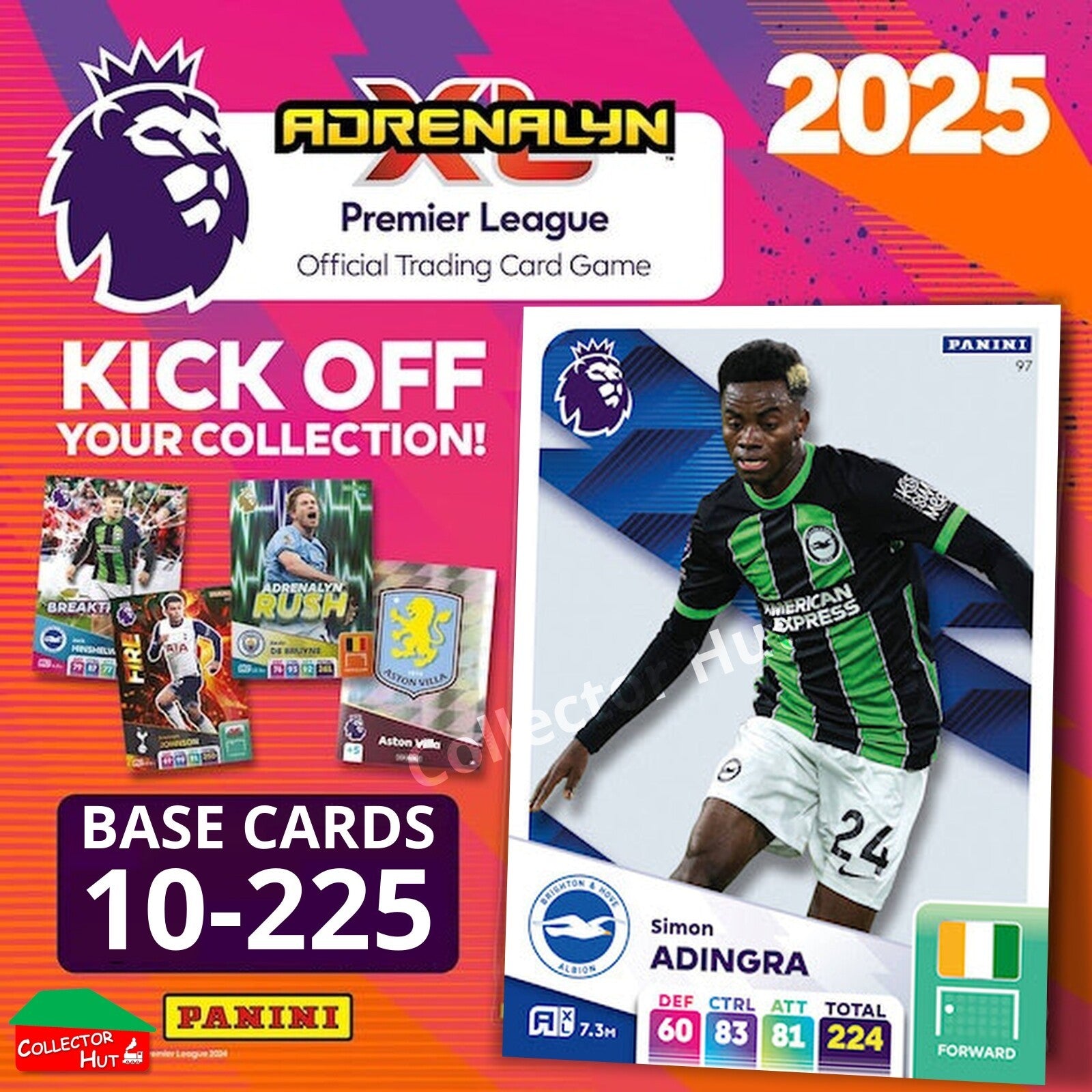 Panini Adrenalyn XL Premier League 2025 2024/25 Base & Foils #10-225