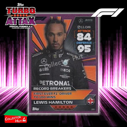 Topps Turbo Attax Formula 1 F1 2022 PINK GREEN RED Parallel Cards