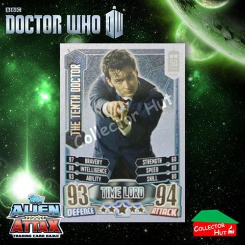 Topps Dr Who Alien Attax 50th Anniversary Edition RARE Limited & Companion Cards