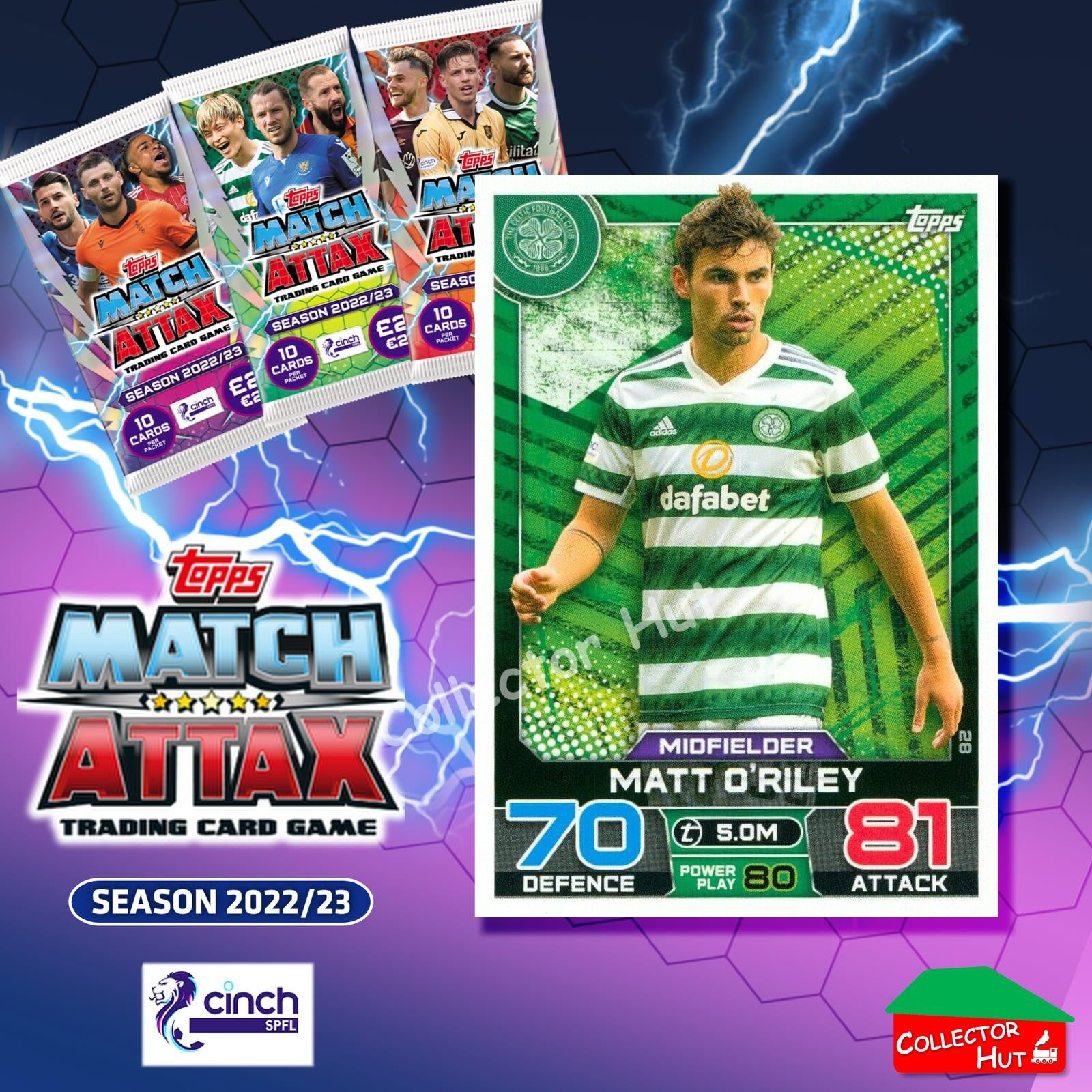 TOPPS MATCH ATTAX SPFL 2022/23 #1-162 Choose Your Card