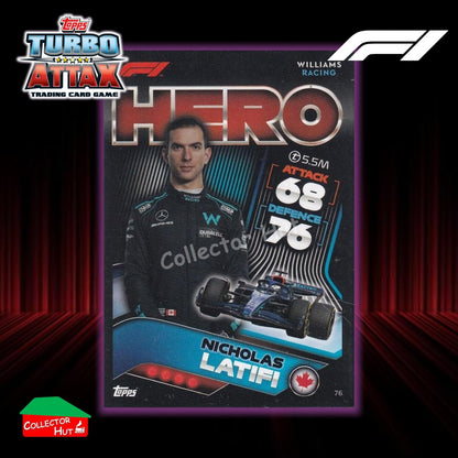 Topps Turbo Attax Formula 1 F1 2022 #1-131 Base Cards YOU CHOOSE