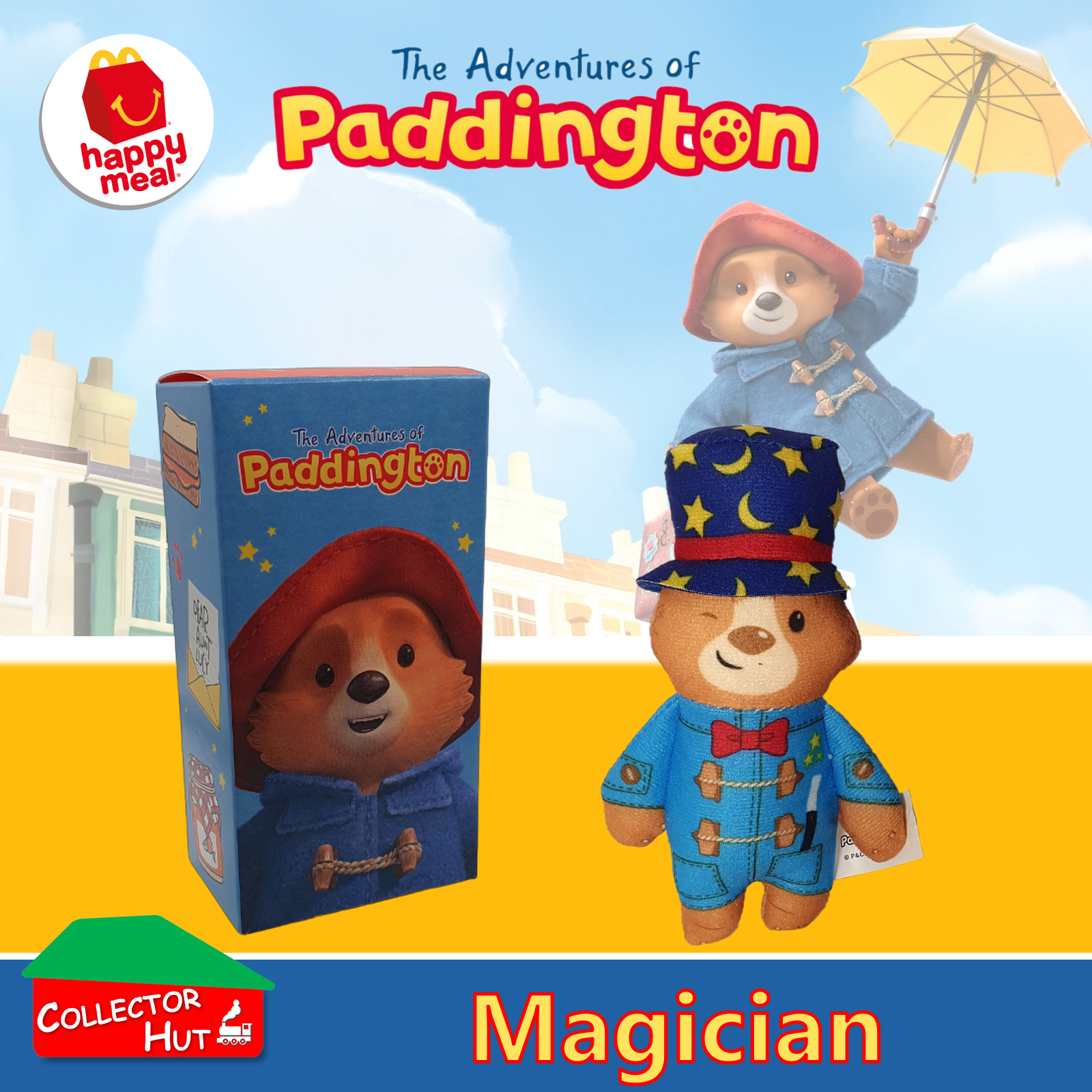 McDonald's Happy Meal The Adventures of Paddington 2022 Plush Toys