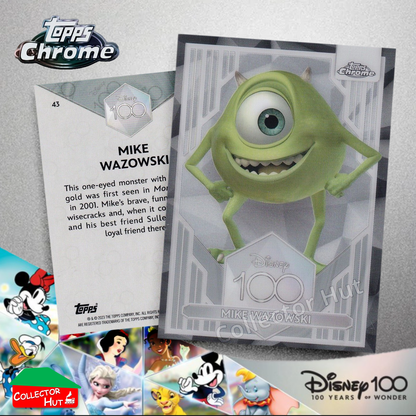 Disney 100 Topps Chrome 2023 Base Cards 1-100 Pick Singles to Complete Your Set