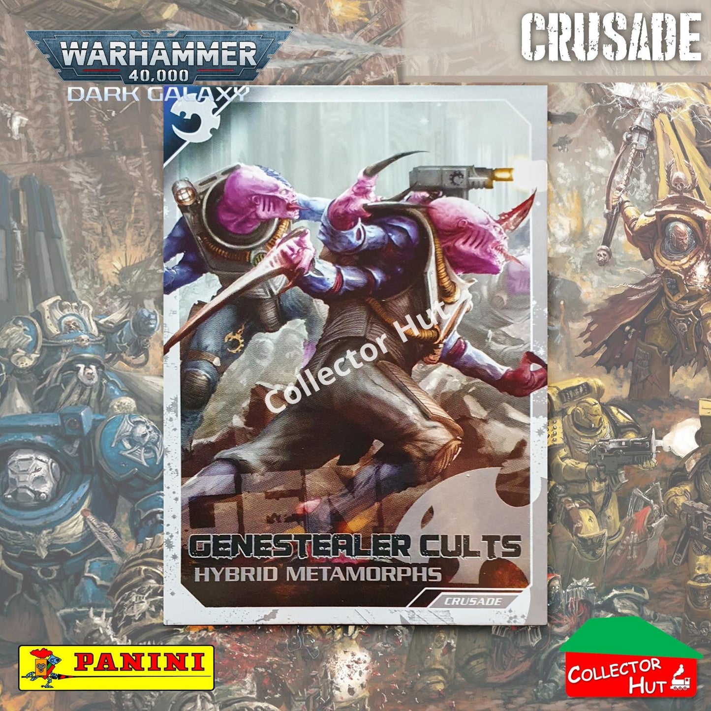 PANINI Warhammer 40,000 Dark Galaxy Parallel Trading Card Crusade Vanguard Purge