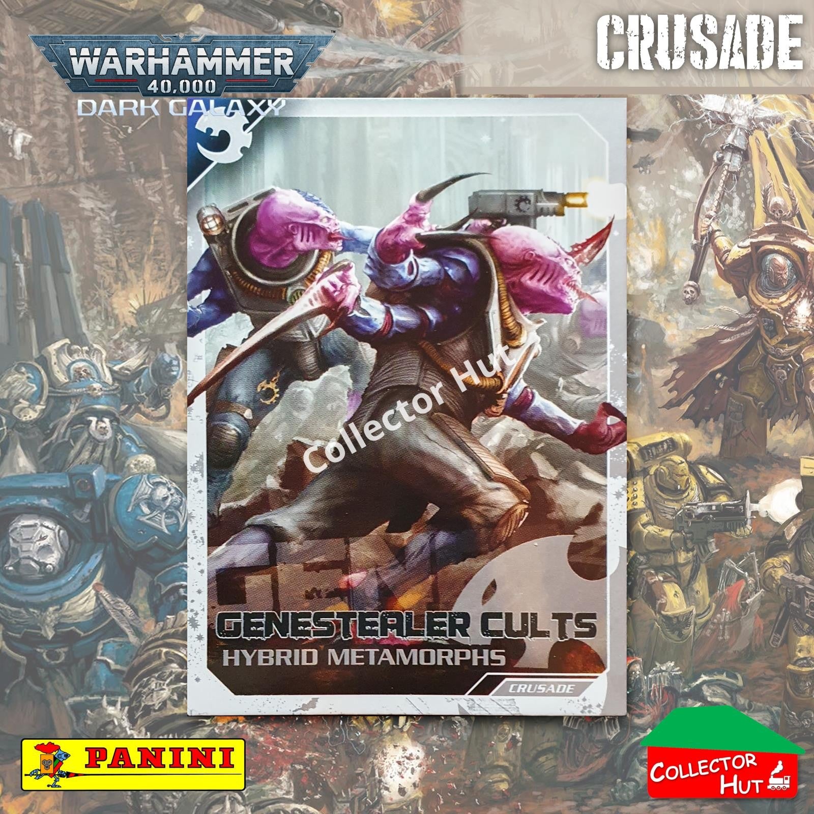 PANINI Warhammer 40,000 Dark Galaxy Parallel Trading Card Crusade Vanguard Purge