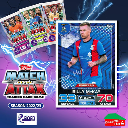 TOPPS MATCH ATTAX SPFL 2022/23 #163-264 Choose Your Card