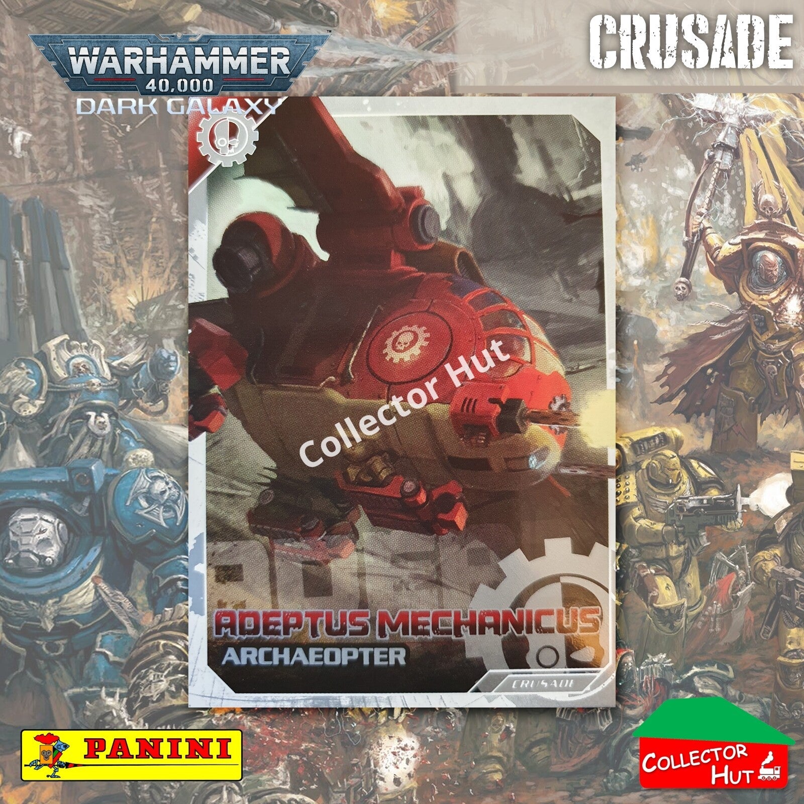 PANINI Warhammer 40,000 Dark Galaxy Parallel Trading Card Crusade Vanguard Purge