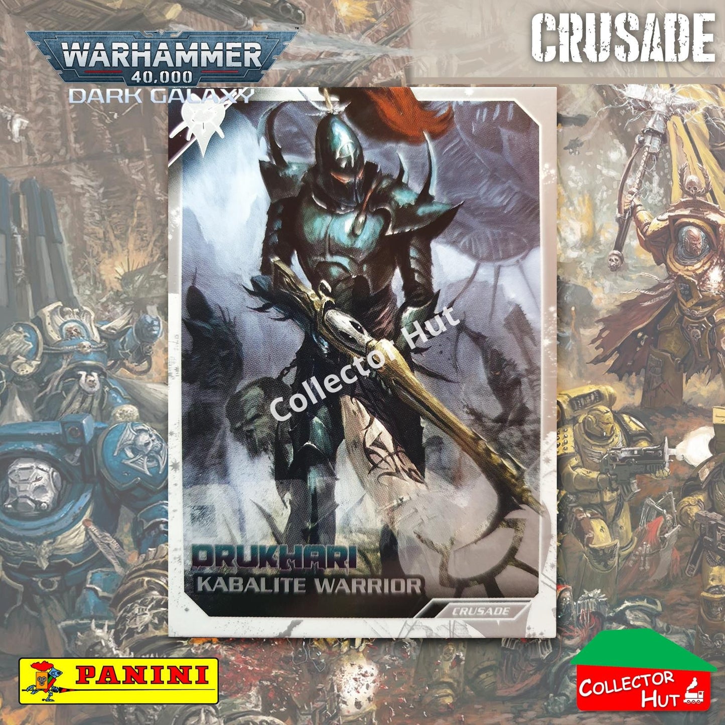 PANINI Warhammer 40,000 Dark Galaxy Parallel Trading Card Crusade Vanguard Purge