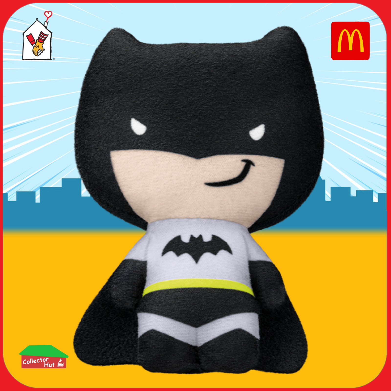 McDonald's Happy Meal DC Super Heroes, Super-Villains, Super Pets Plush Toys