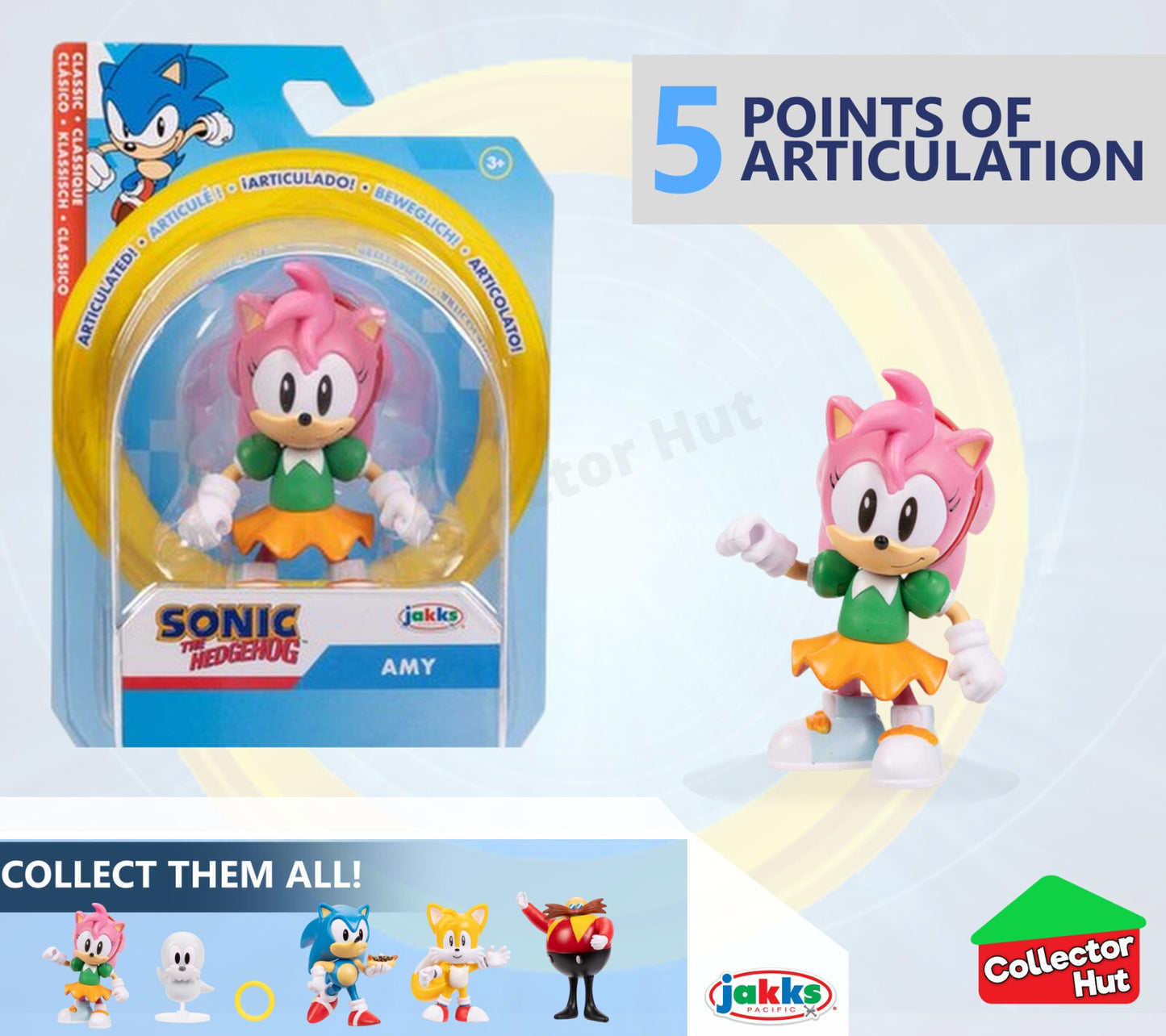 Sonic the Hedgehog Figures 2.5" JAKKS Posable Collectible CHOOSE YOUR CHARACTER
