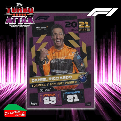 Topps Turbo Attax Formula 1 F1 2022 PINK GREEN RED Parallel Cards