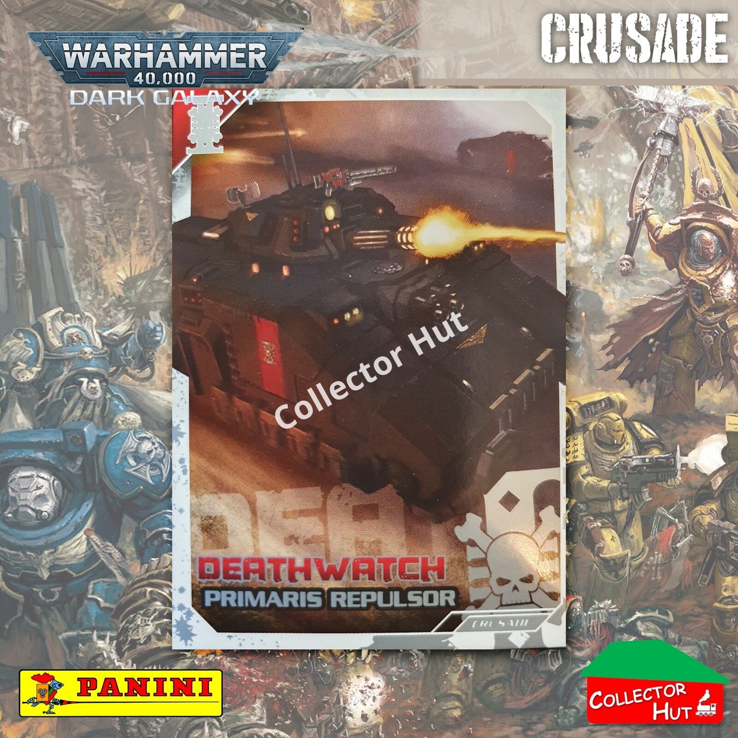 PANINI Warhammer 40,000 Dark Galaxy Parallel Trading Card Crusade Vanguard Purge