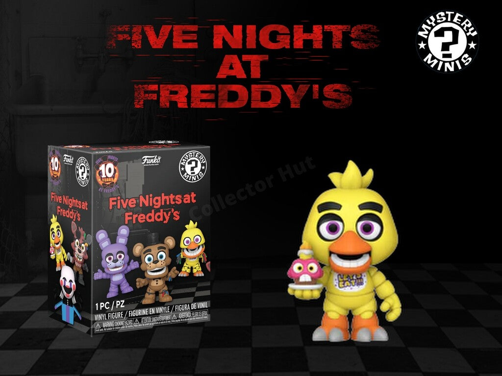 Funko Mystery Minis Five Nights at Freddy's Figurines 10 Years (You Choose)