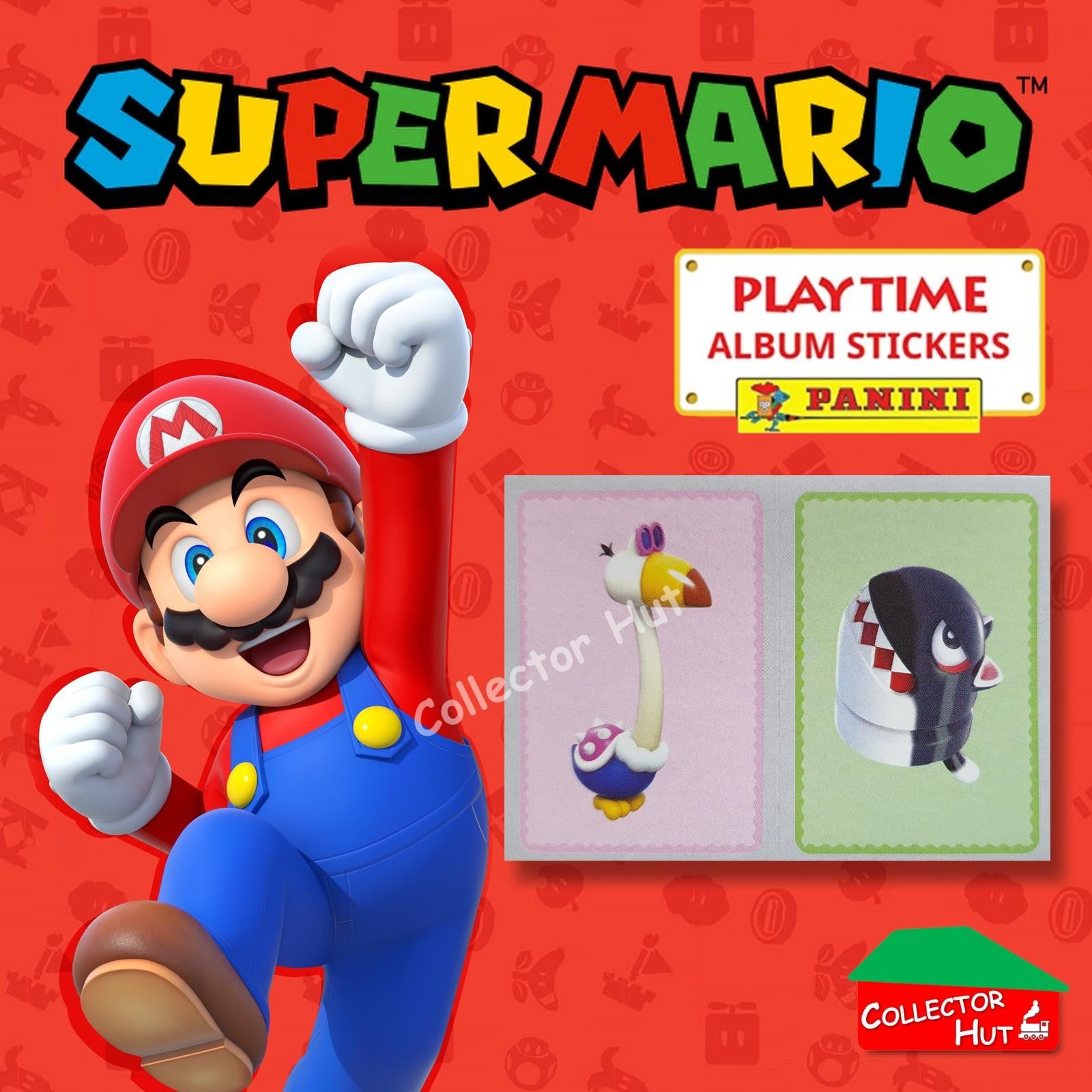 Panini Super Mario Playtime Sticker Collection Singles