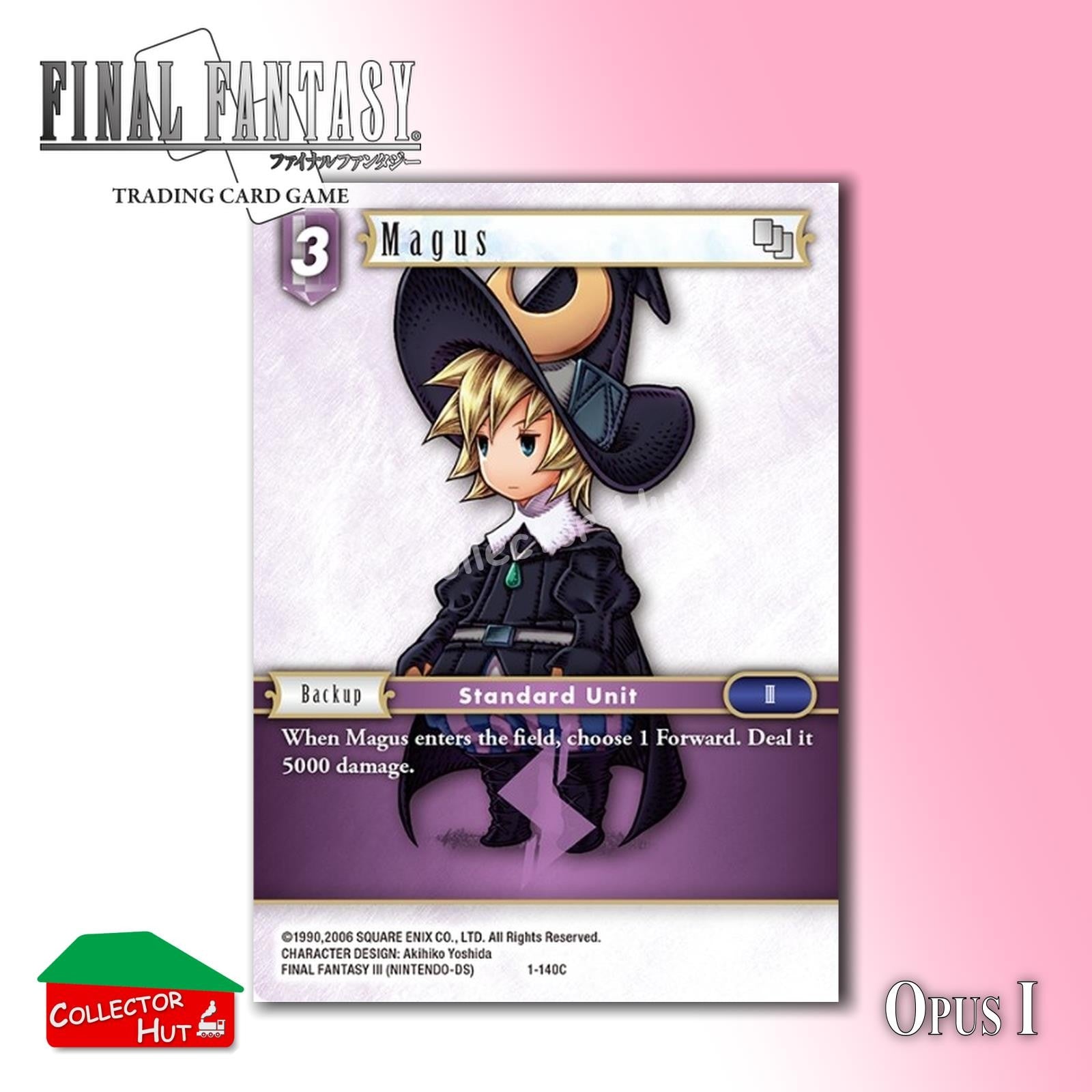 Final Fantasy Trading Card Game OPUS I Singles You Choose