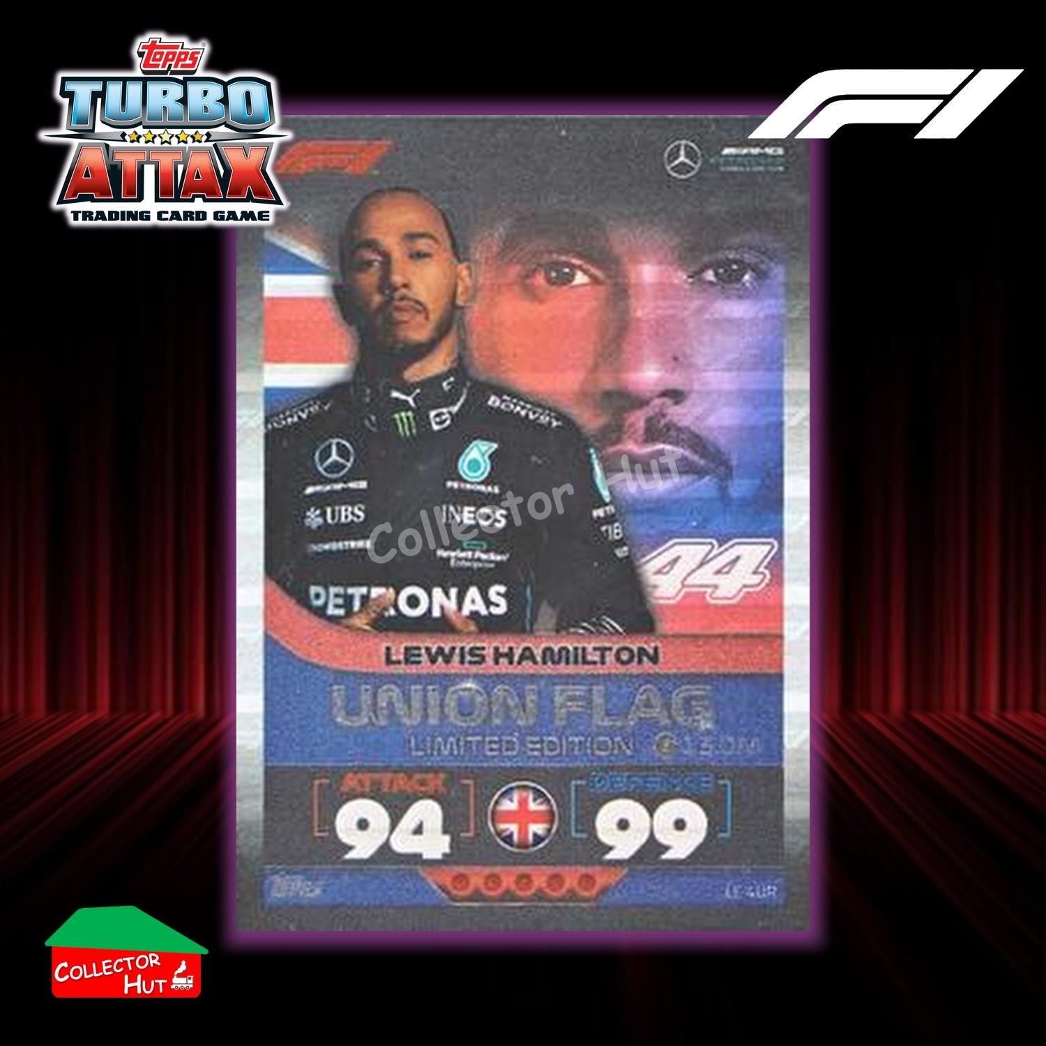 Topps Turbo Attax Formula 1 F1 2022 Limited Edition, 100 Club & Foil Cards