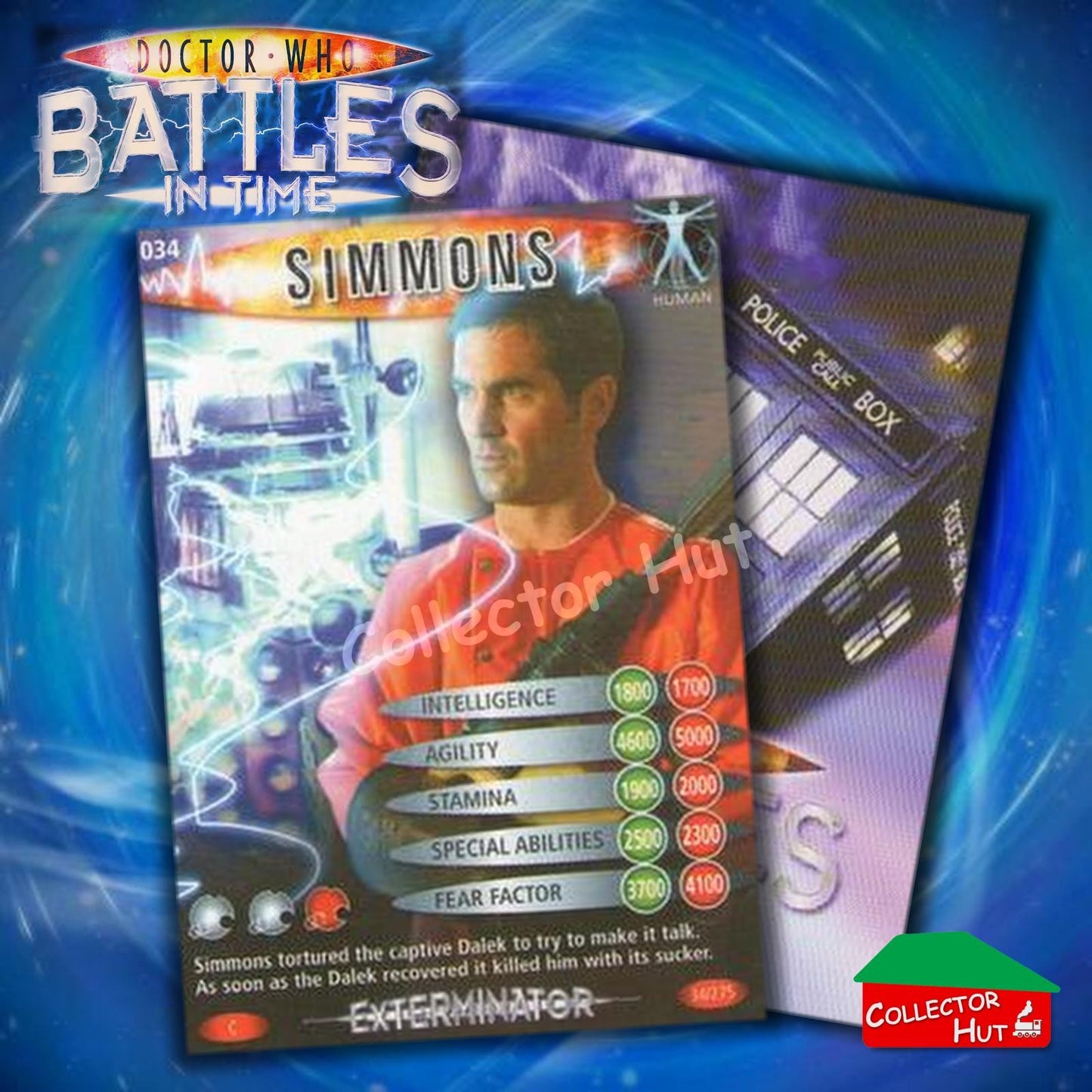 DOCTOR WHO Battles in Time #1-139 EXTERMINATOR RARE & COMMON Cards YOU CHOOSE