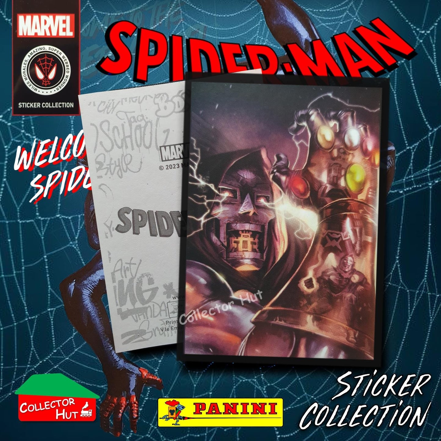 Panini Spider-Man Spider-Verse 2023 Collection Sticker Singles #1-163 & F1-30