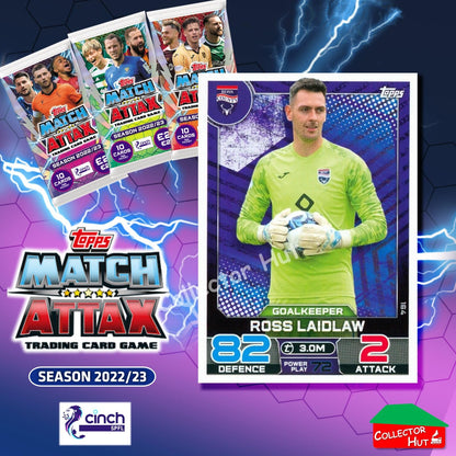 TOPPS MATCH ATTAX SPFL 2022/23 #163-264 Choose Your Card