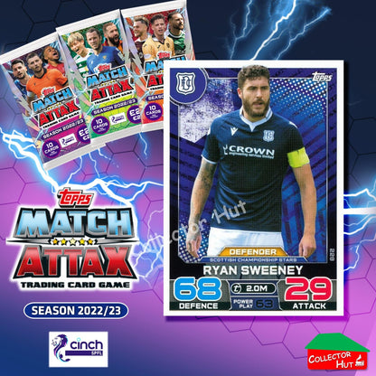 TOPPS MATCH ATTAX SPFL 2022/23 #163-264 Choose Your Card