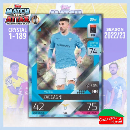 Topps Match Attax Europa Champions League 2022/23 Crystal Parallel Cards 190-387