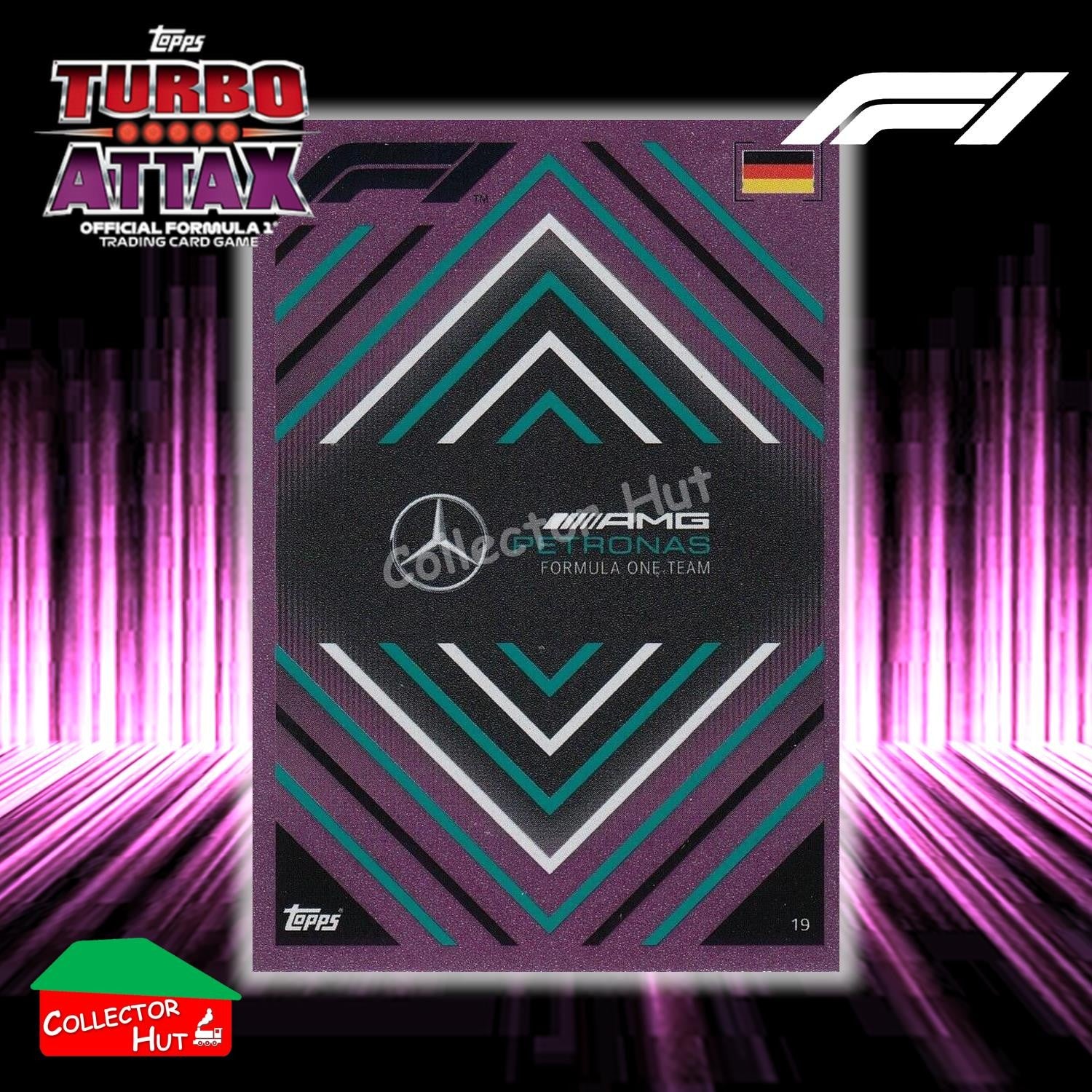 Topps Turbo Attax Formula 1 F1 2022 PINK GREEN RED Parallel Cards