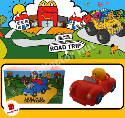 McDonalds Happy Meal Mr Men Little Miss Road Trip 2026 COMPLETE 10 Car Set
