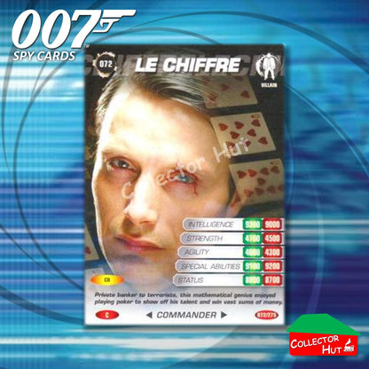 James Bond 007 Commander Spy Cards BASE COMMON YOU CHOOSE