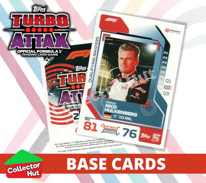 Topps Turbo Attax Formula 1 F1 2024 #1-166 Base Cards YOU CHOOSE