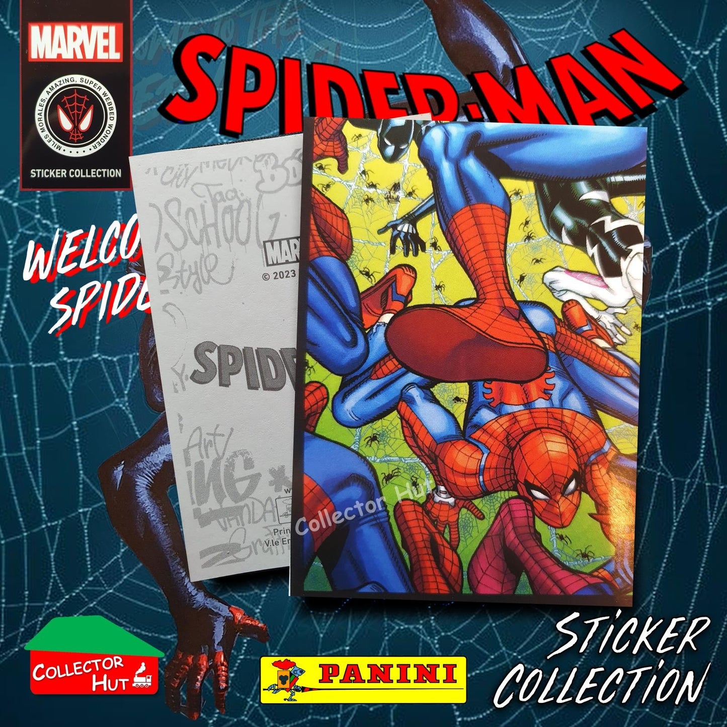 Panini Spider-Man Spider-Verse 2023 Collection Sticker Singles #1-163 & F1-30