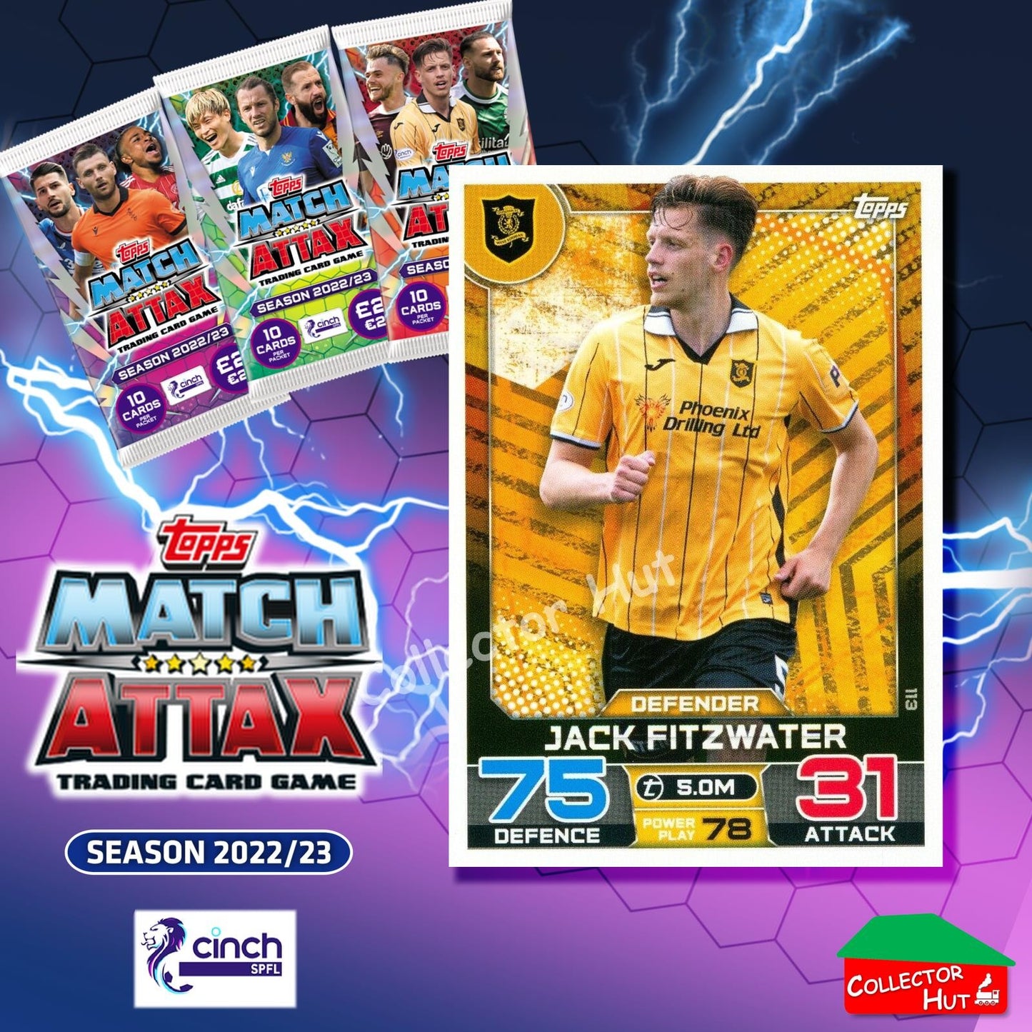 TOPPS MATCH ATTAX SPFL 2022/23 #1-162 Choose Your Card