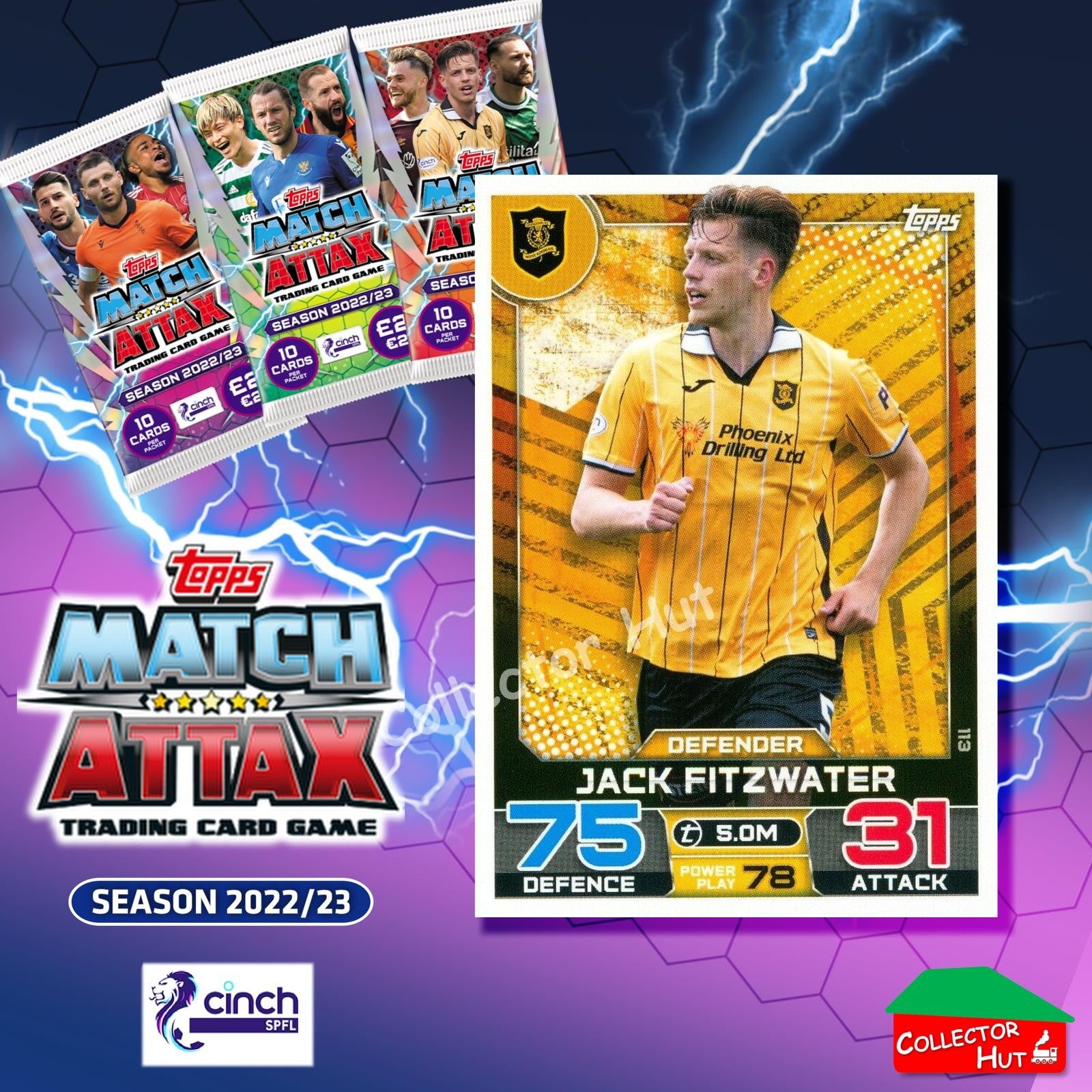 TOPPS MATCH ATTAX SPFL 2022/23 #1-162 Choose Your Card