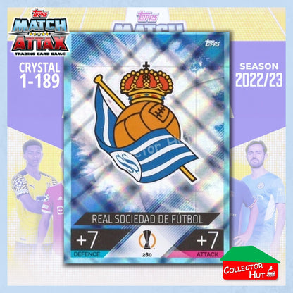 Topps Match Attax Europa Champions League 2022/23 Crystal Parallel Cards 190-387