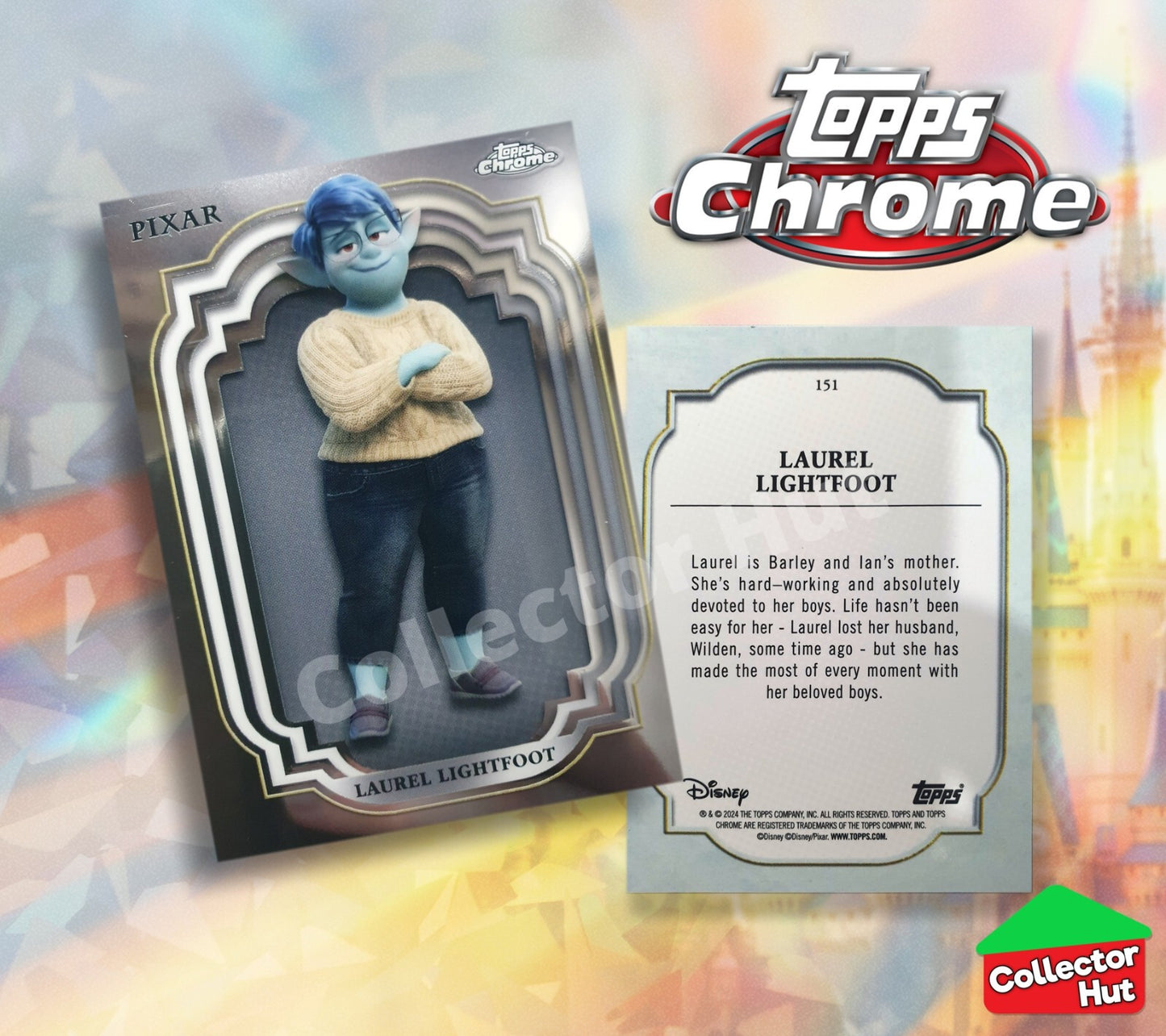 Disney Topps Chrome 2024 Base Cards 1-200 Pick Singles to Complete Your Set