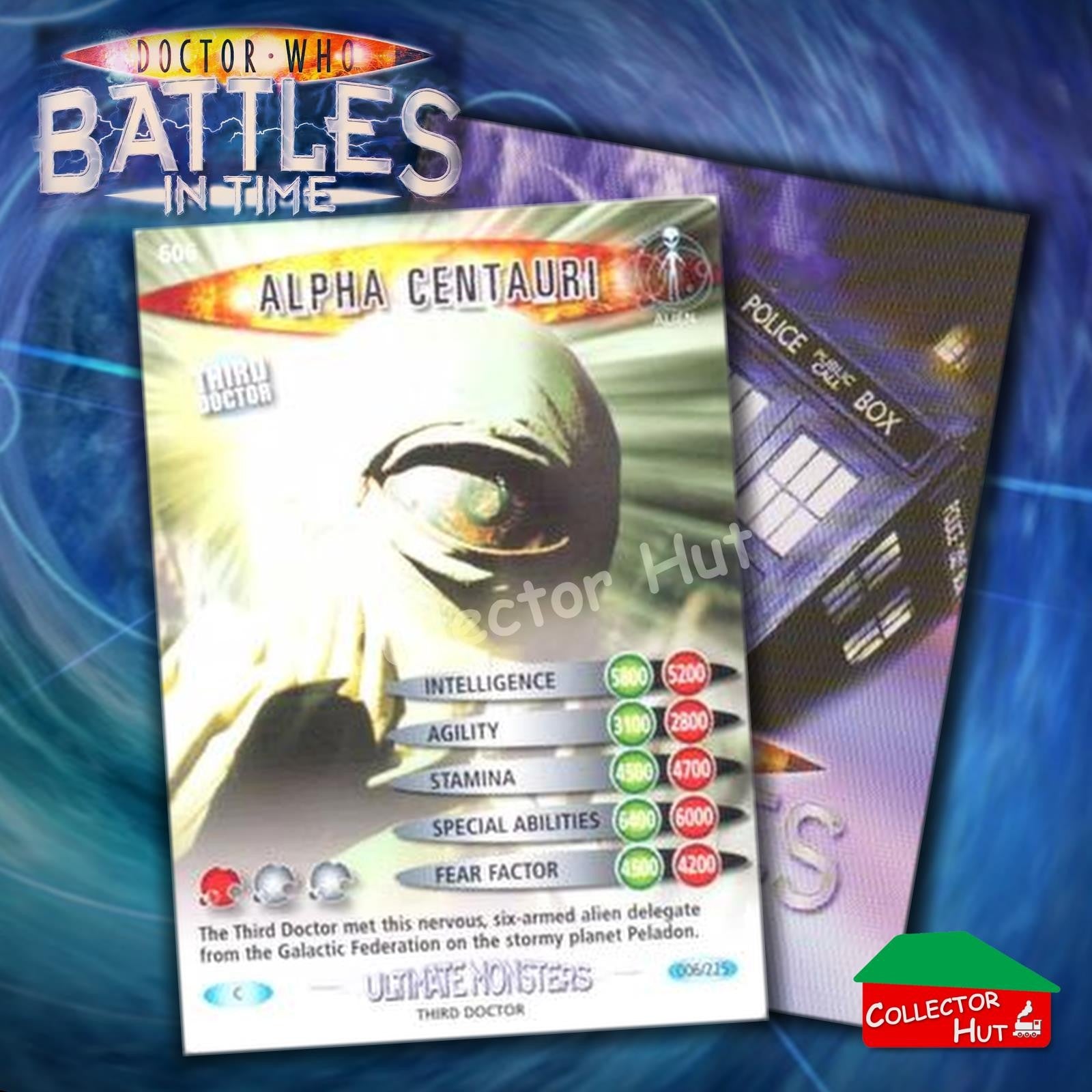 DOCTOR WHO Battles in Time #601-825 ULTIMATE MONSTERS RARE & COMMON Cards
