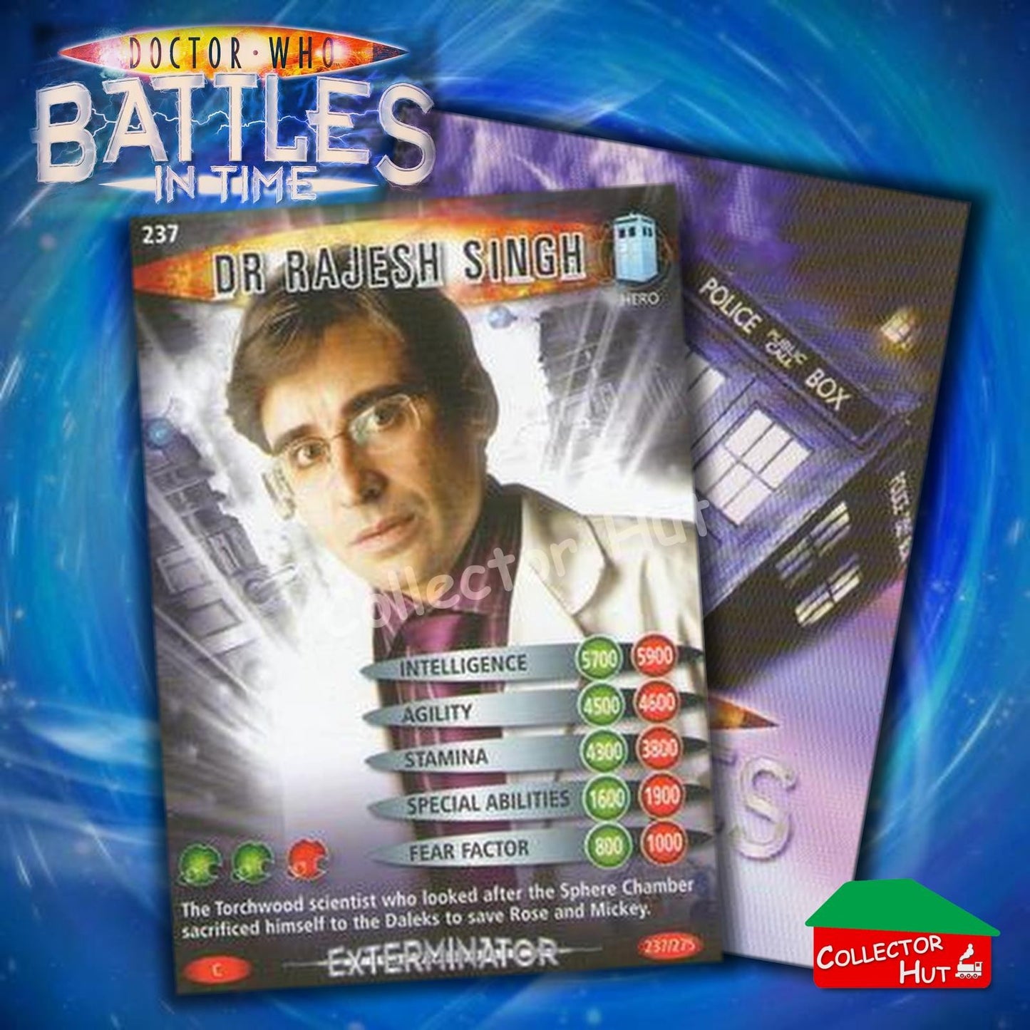 DOCTOR WHO Battles in Time #140-275 EXTERMINATOR RARE & COMMON Cards YOU CHOOSE