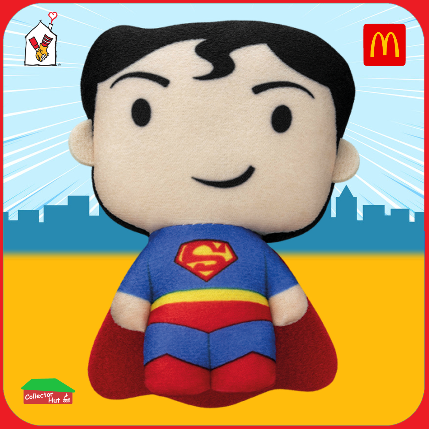 McDonald's Happy Meal DC Super Heroes, Super-Villains, Super Pets Plush Toys