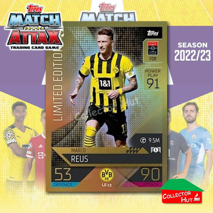 Topps Match Attax EuropA Champions League 2022/23 FOIL LEGEND LIMITED CARDS