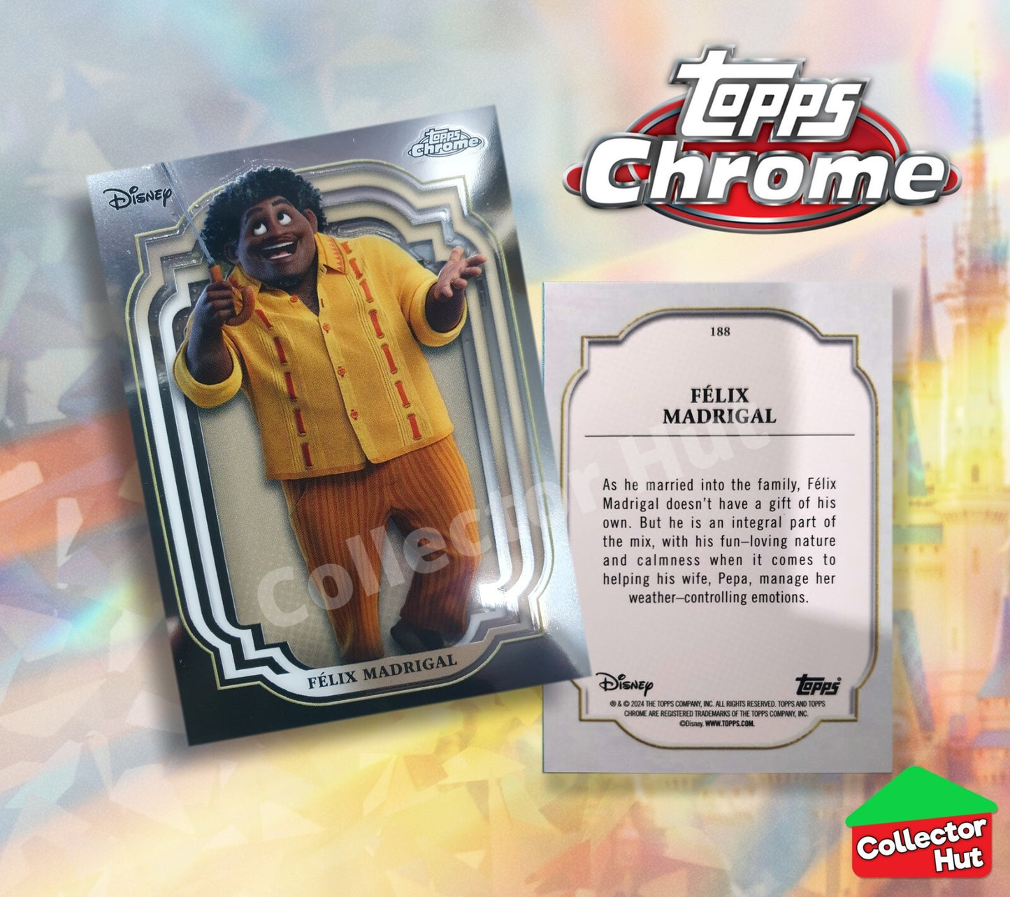 Disney Topps Chrome 2024 Base Cards 1-200 Pick Singles to Complete Your Set