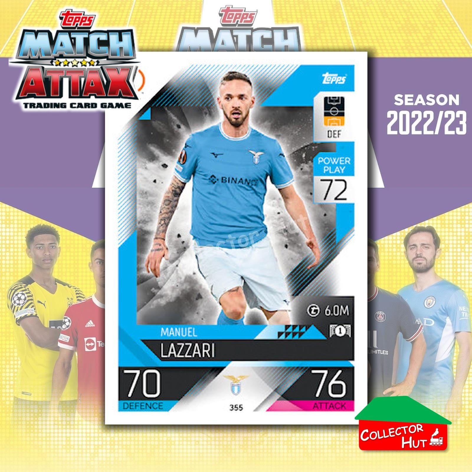 Topps Match Attax Europa Champions League 2022/23 TCG Trading Cards Base 190-387