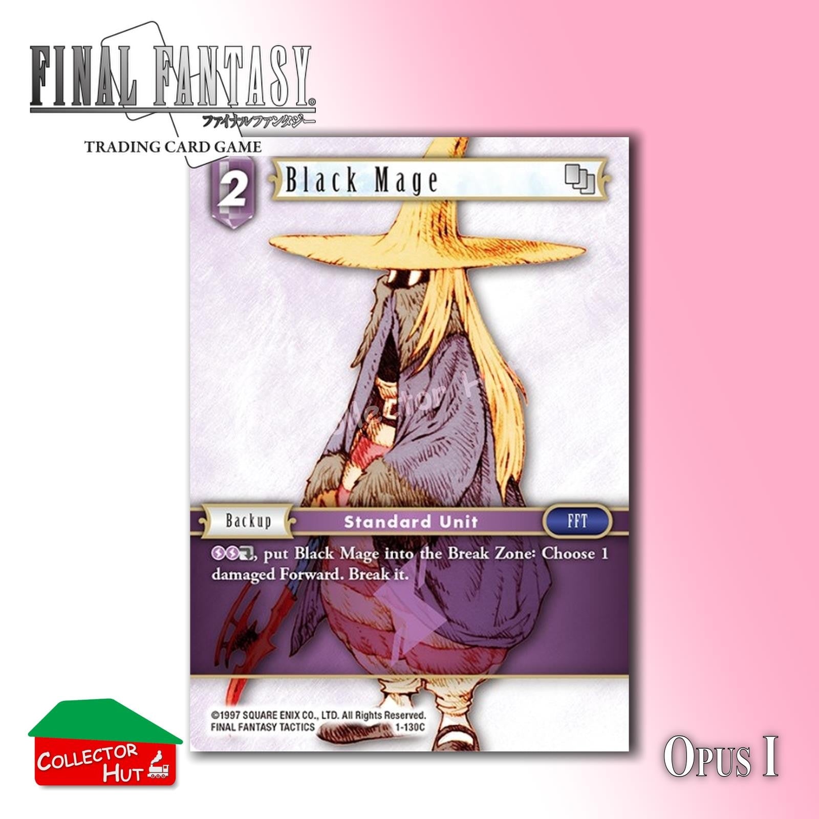 Final Fantasy Trading Card Game OPUS I Singles You Choose
