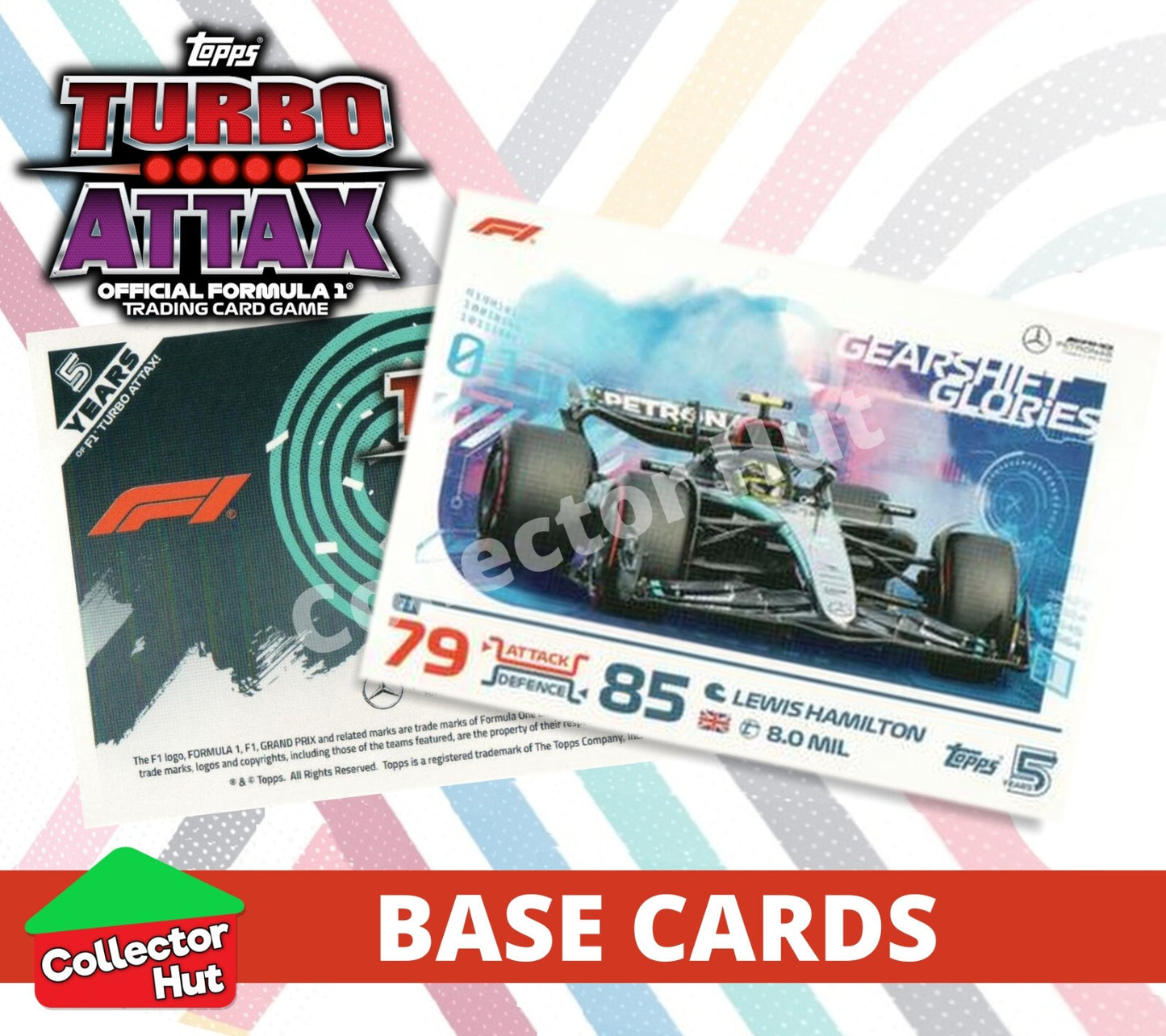 Topps Turbo Attax Formula 1 F1 2024 #1-166 Base Cards YOU CHOOSE