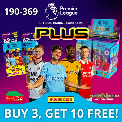 Panini Premier League Adrenalyn XL PLUS 2023 2022/23 Base Cards #190 - #369
