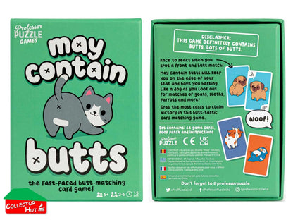Professor Puzzle May Contain Butts Card Game for