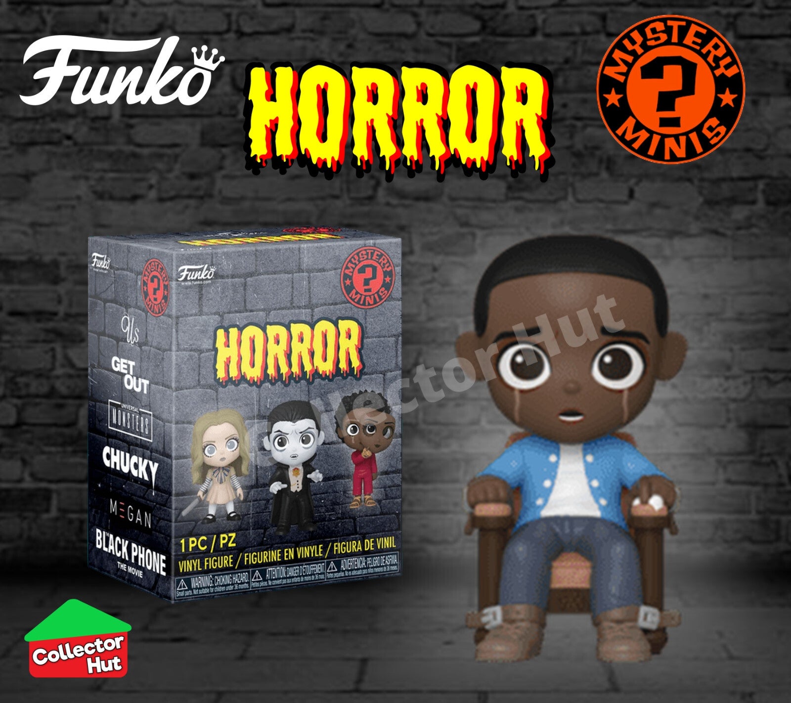Funko Horror Film Mystery Mini Figures Universal Pictures IDENTIFIED