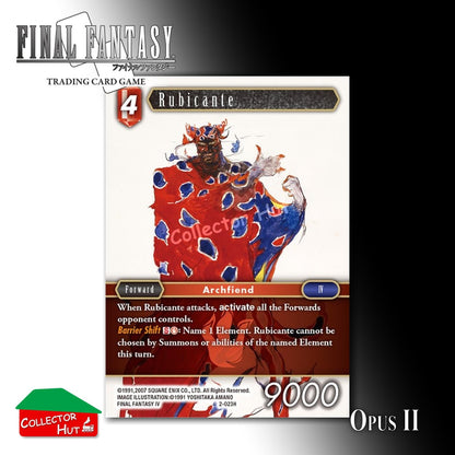 Final Fantasy Trading Card Game OPUS II 2 Singles You Choose